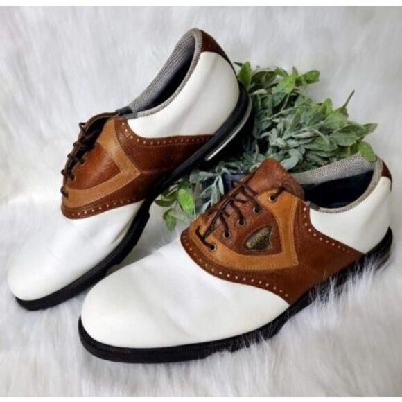 Footjoy Gel Fusion Golf Shoes Size 12 Opti-Flex IntelliTemp White Outdoor Mens - Picture 9 of 13